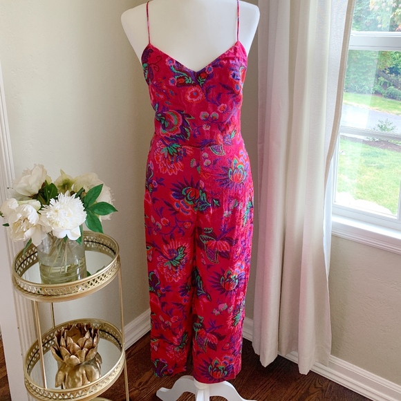 topshop jacquard jumpsuit